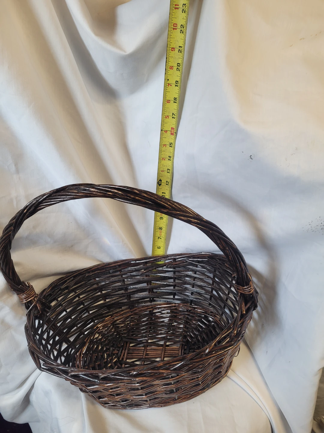 Wicker Basket with Handle - photo 3