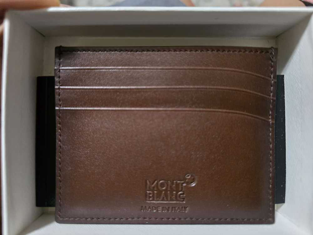 Montblanc Leather Card Holder - Brown