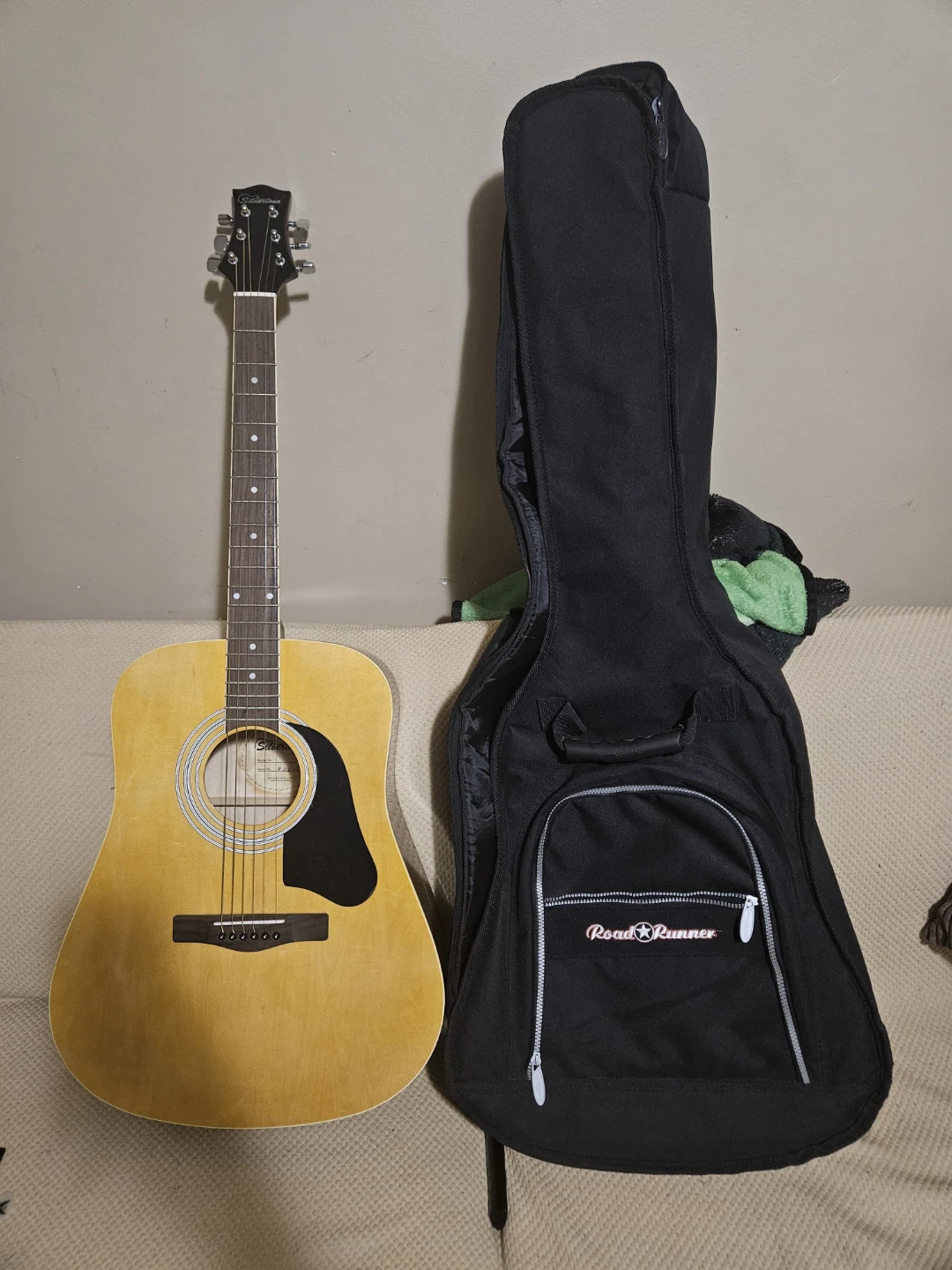 Road Runner Acoustic Guitar with Gig Bag - photo 3