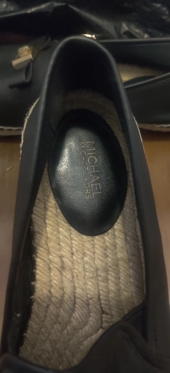 Michael Kors Black Leather Espadrille Flats - photo 4