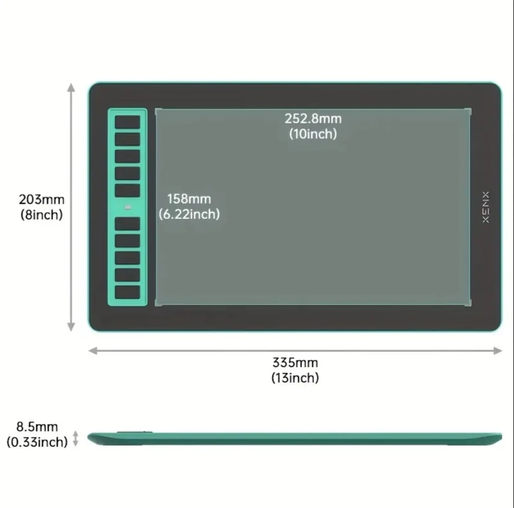 Brand new Xenx P3-1060 Drawing Tablet | 8192 Pressure Levels - photo 3