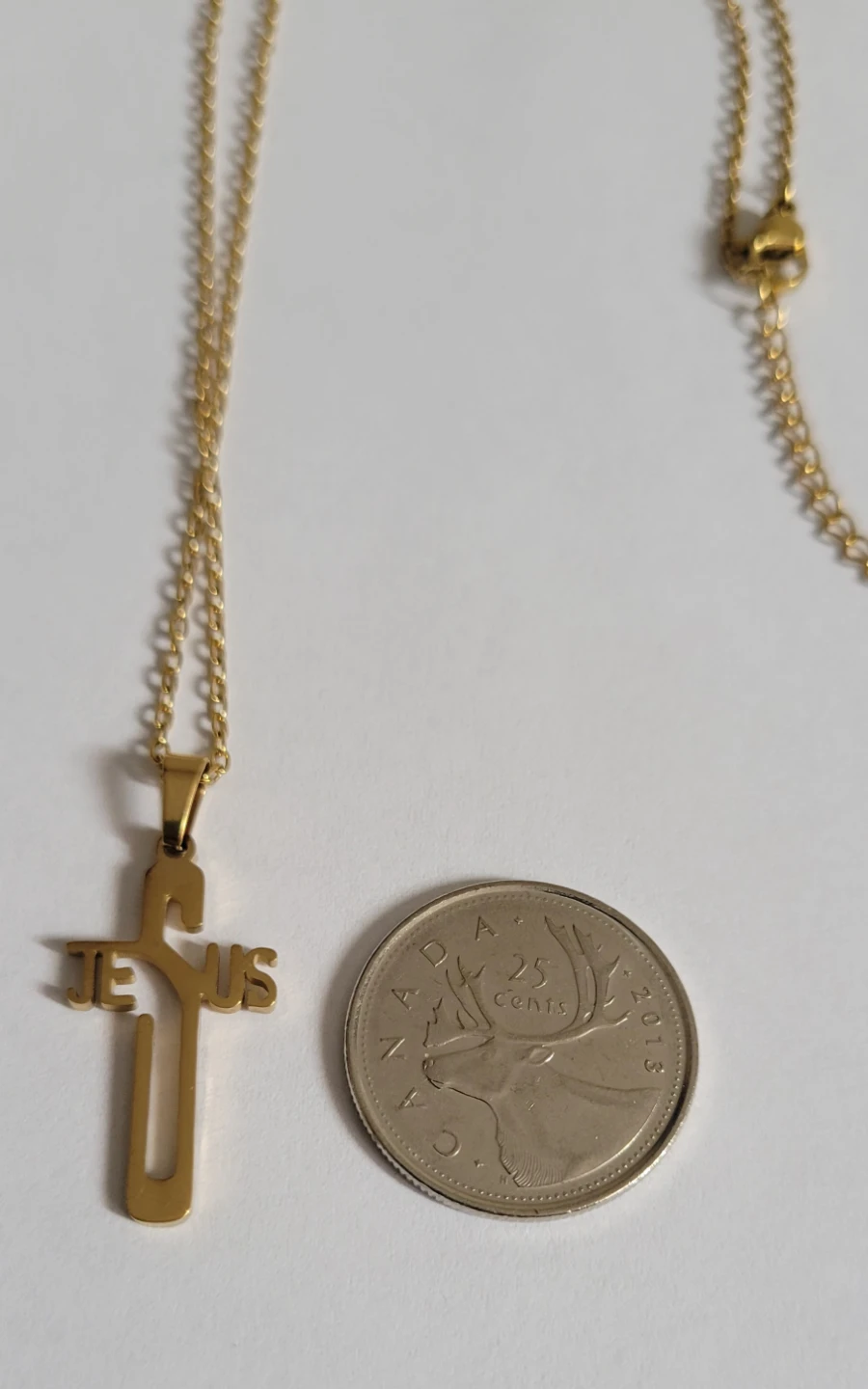Jesus Cross Pendant Necklace - photo 2