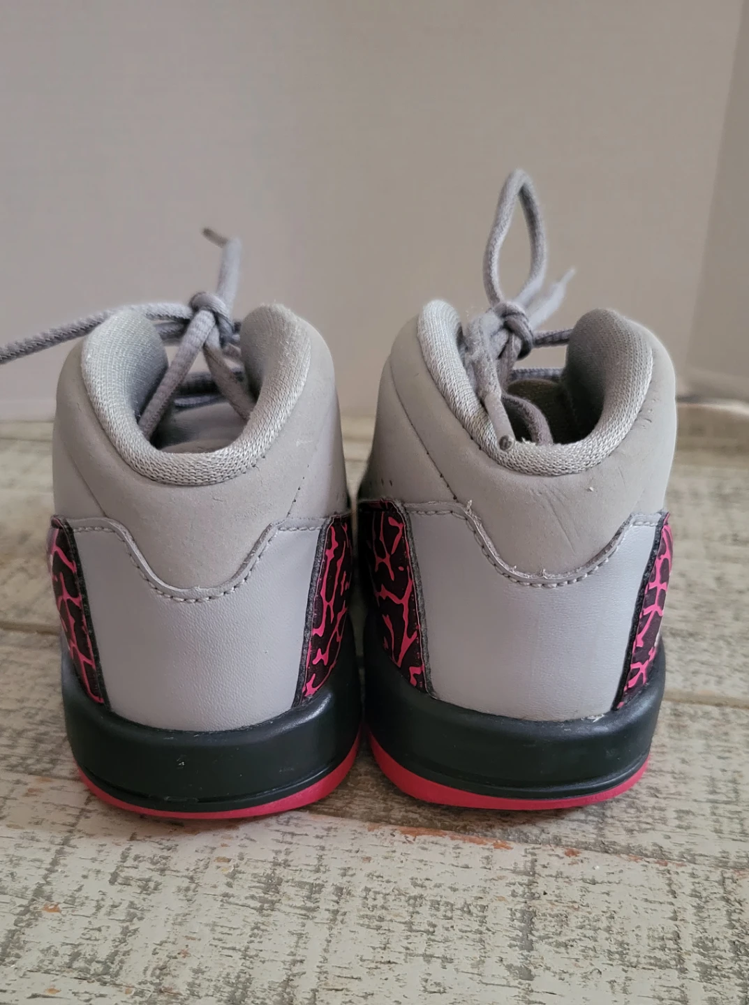 Jordan 11 Retro TD Toddler Shoes Grey Pink Size 5C - photo 5