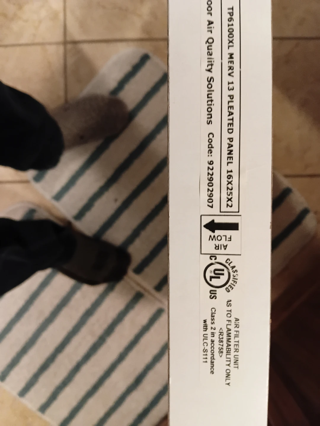 BGE TP6100XL MERV 13 Pleated Panel Air Filter 16x25x2 - photo 3