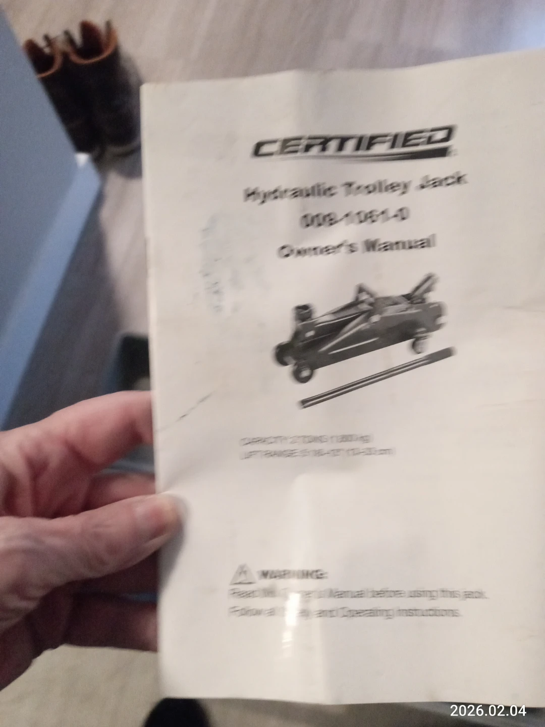 Certified Hydraulic Trolley Jack with Case - photo 2