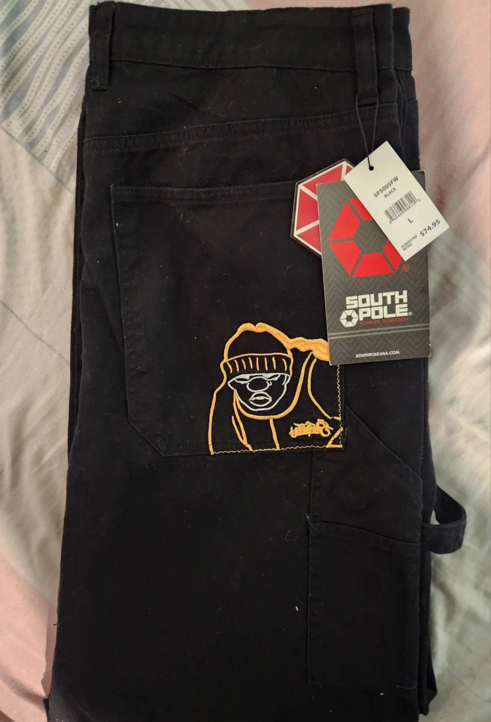 South Pole Black Pants Size L
