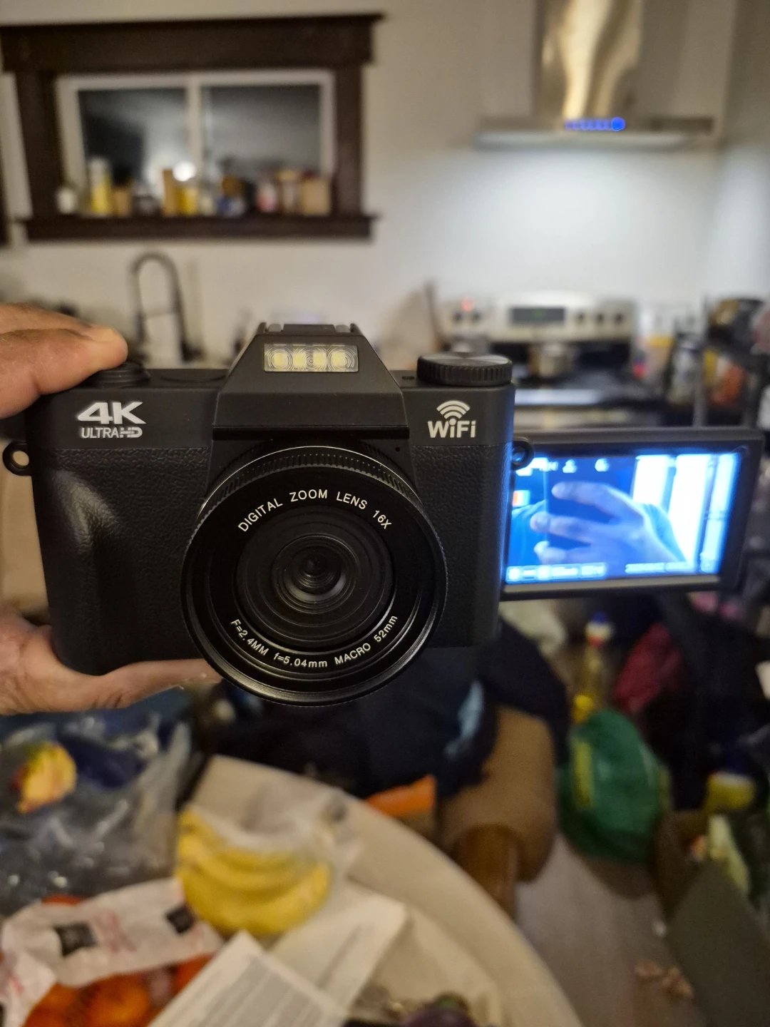 4K Ultra HD Digital Camera with 16x Zoom and WiFi - photo 5