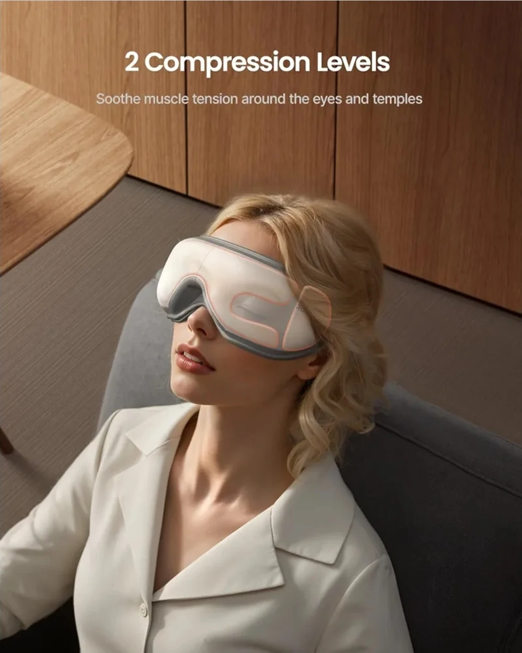 RENPHO Eye Massager with Heat and Bluetooth - photo 3