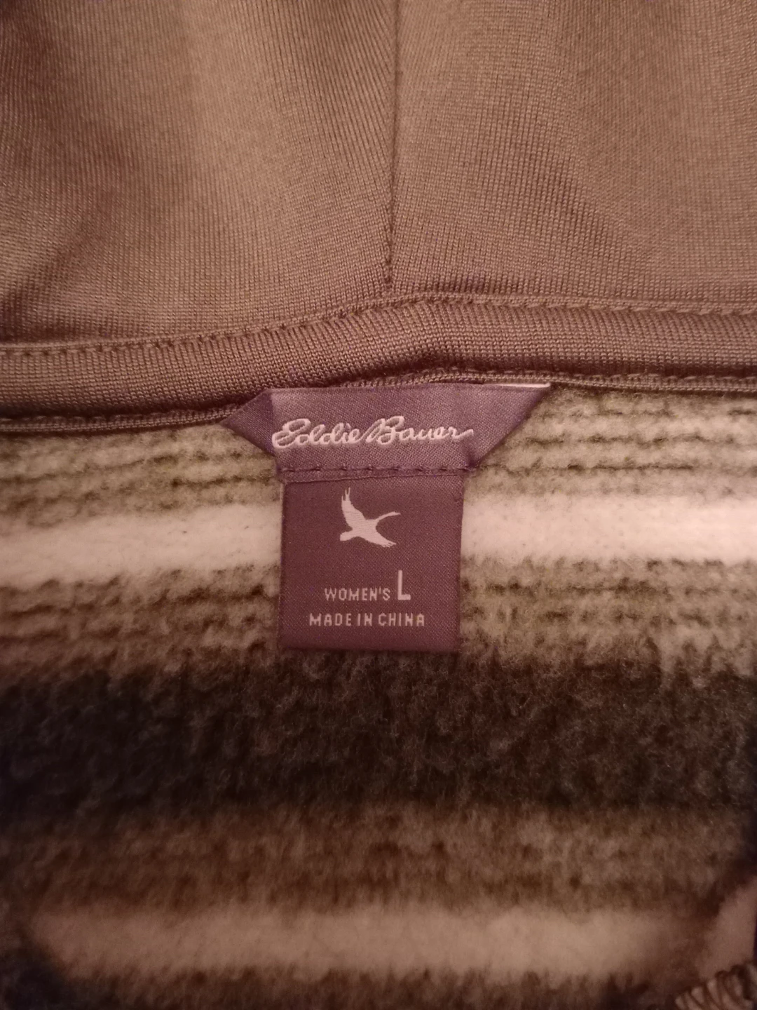 Eddie Bauer Women's Striped Hoodie - Size L - photo 2