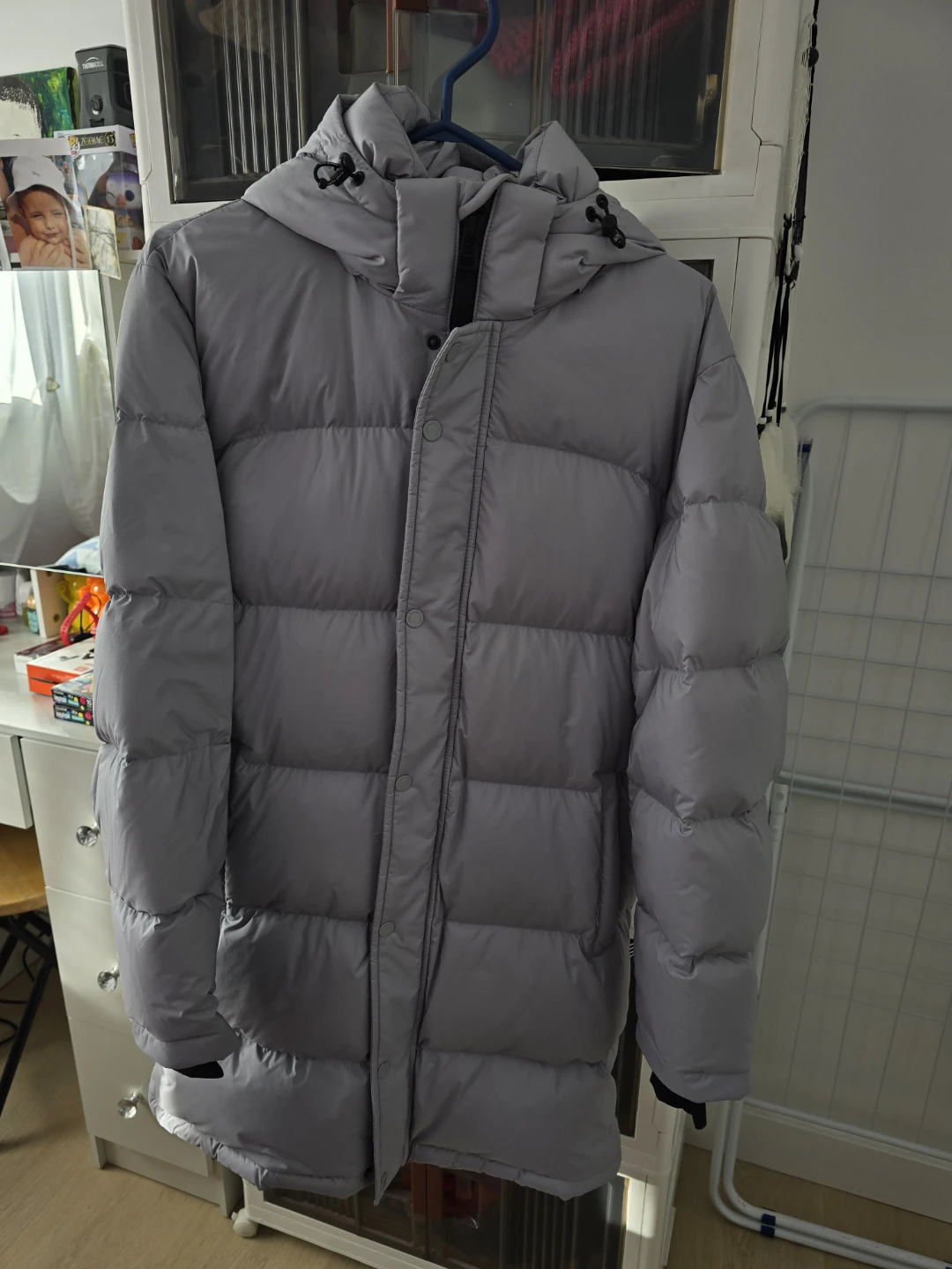 Super Puff Down Jacket - Size M - Grey