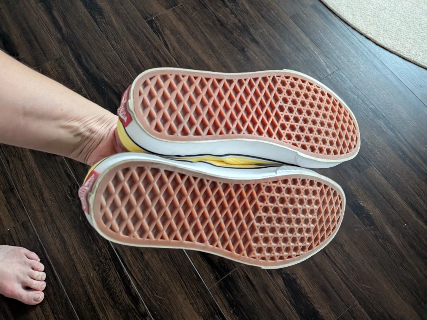 Vans Neon Yellow Slip-On Shoes - photo 2