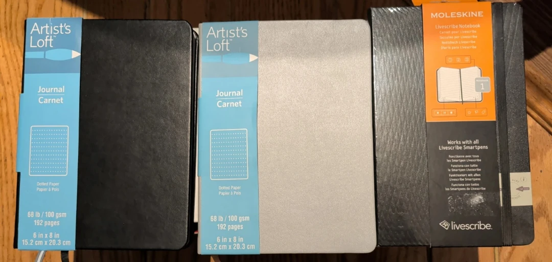 Artist's Loft and Moleskine Dotted Journals (Stationery)