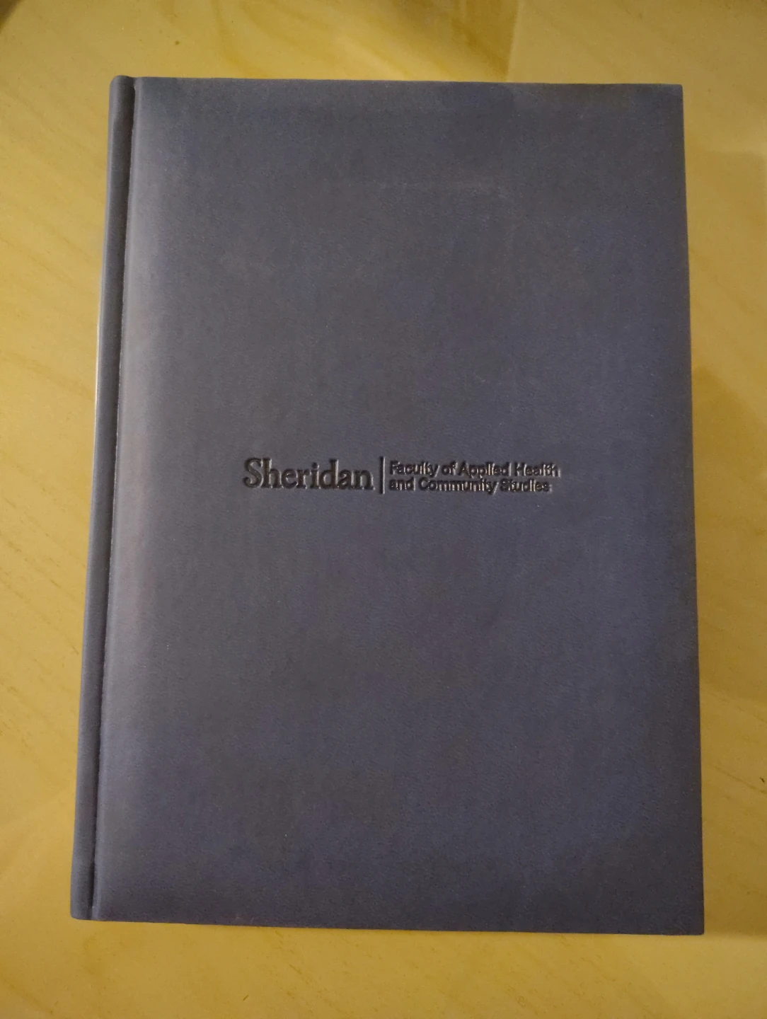 Sheridan Blue Notebook