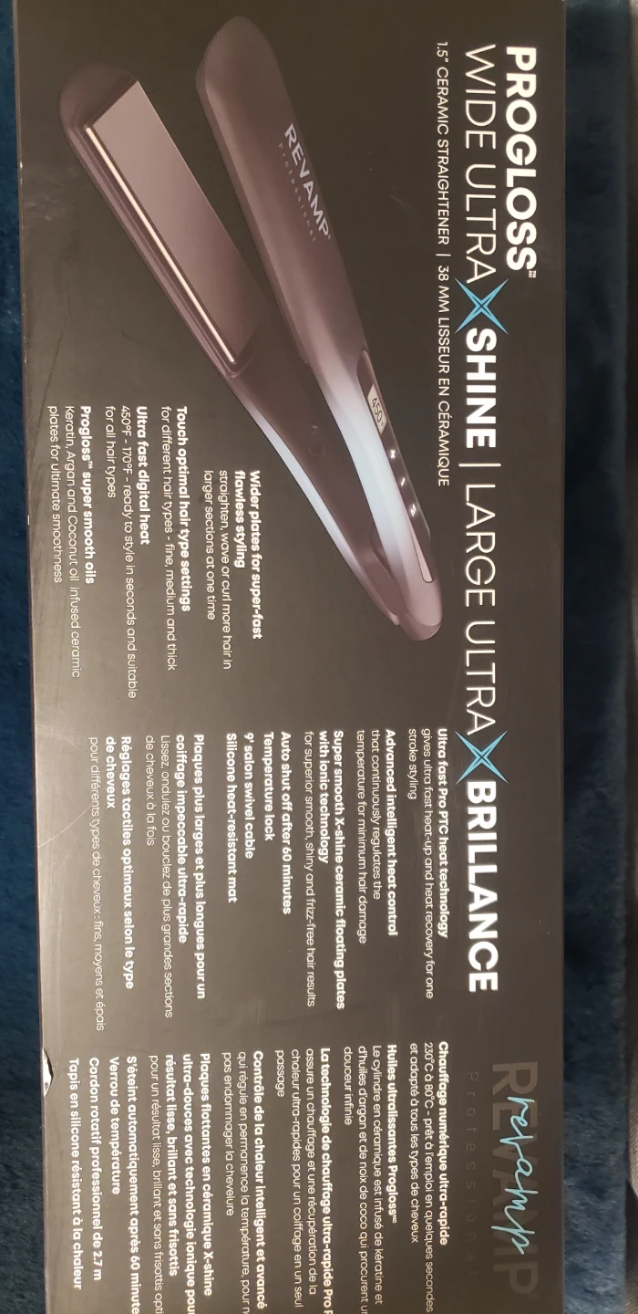 Revamp Progloss Wide Ultra Shine Hair Straightener - photo 4