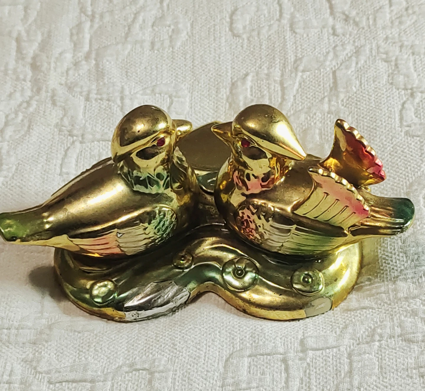 Golden Love Birds Figurine - photo 2