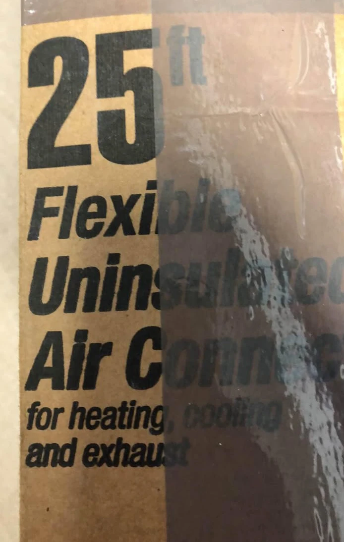 25' Flexible Uninsulated Air Connector Heating, Cooling, Exhaust - photo 2