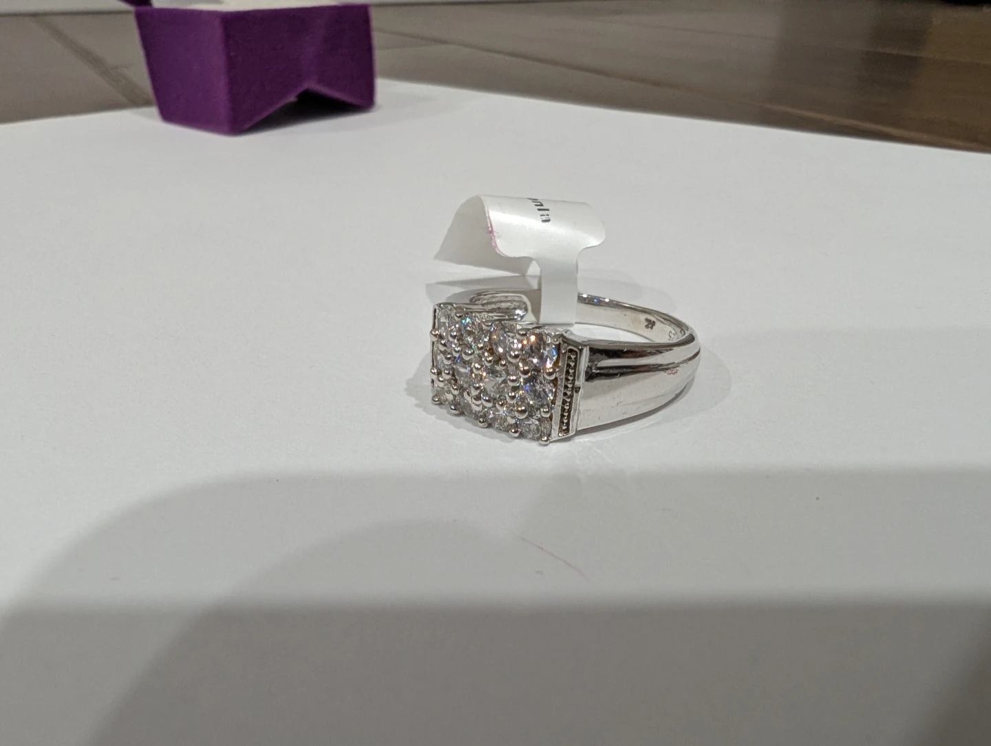 Brand New Sterling Silver Cubic Zirconia Ring For Sale - photo 4