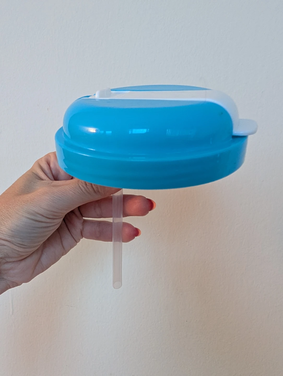 Blue Tumbler Lid with Straw 🥕 - photo 5