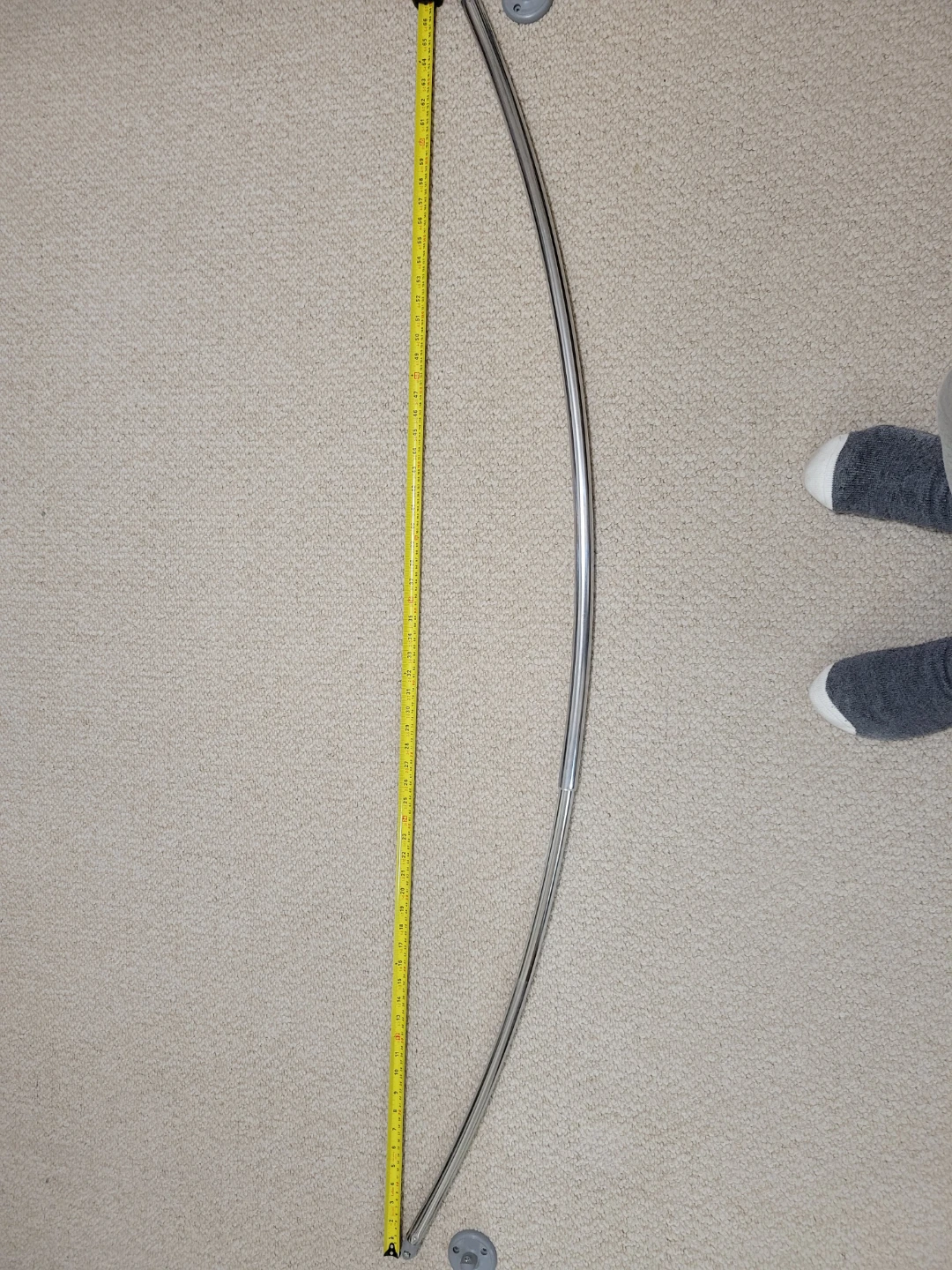 Curved Shower Curtain Rod with Mounting Hardware - photo 4