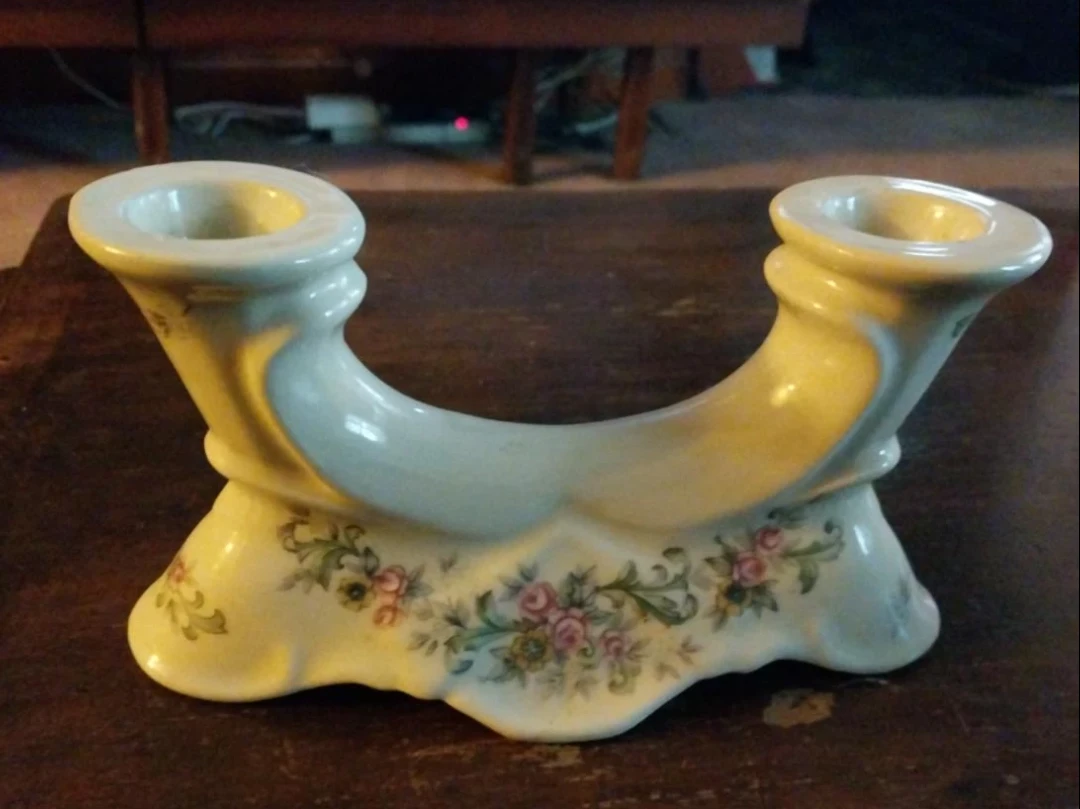 🏆Vintage Ceramic Double Candlestick Holder 🏆