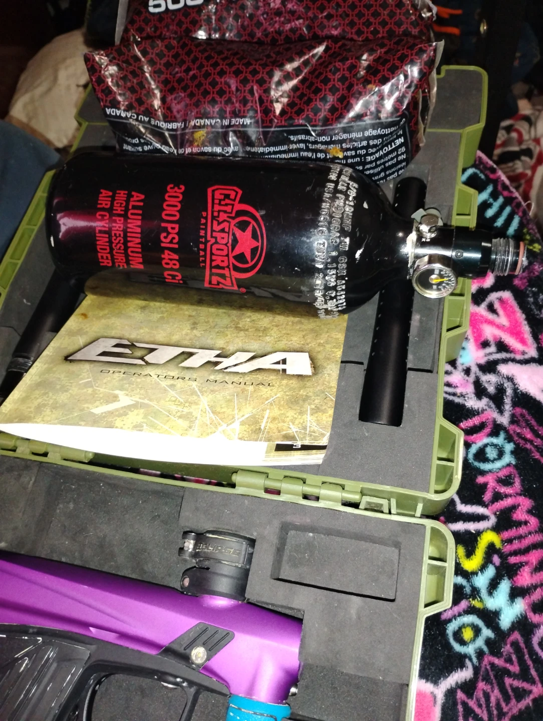 Dye Proto PMR Paintball Gun with Tank and 600 Paintballs - photo 3