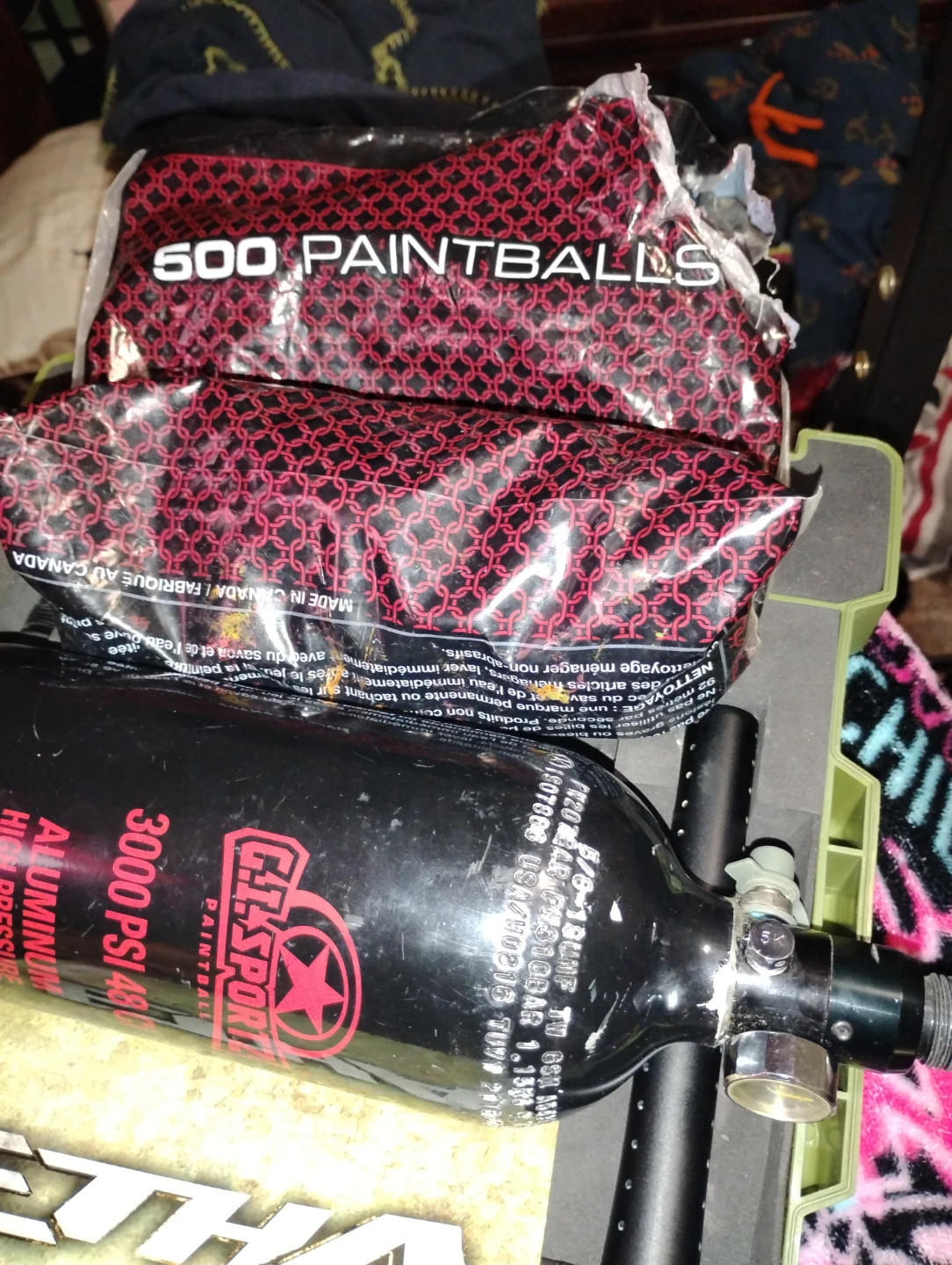 Dye Proto PMR Paintball Gun with Tank and 600 Paintballs - photo 4