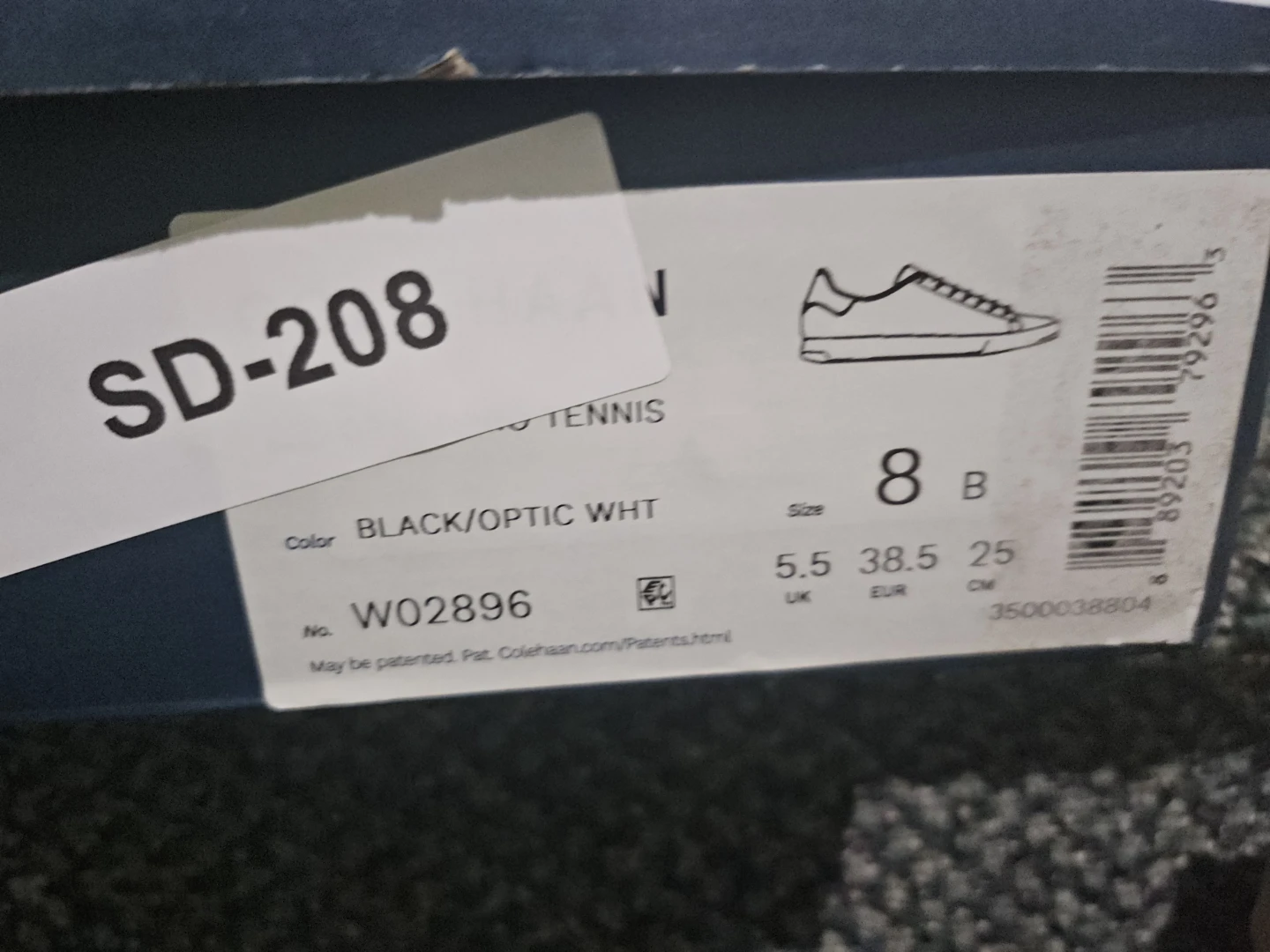 Cole Haan GrandPro Tennis Shoes - Size 8B - Black - photo 4
