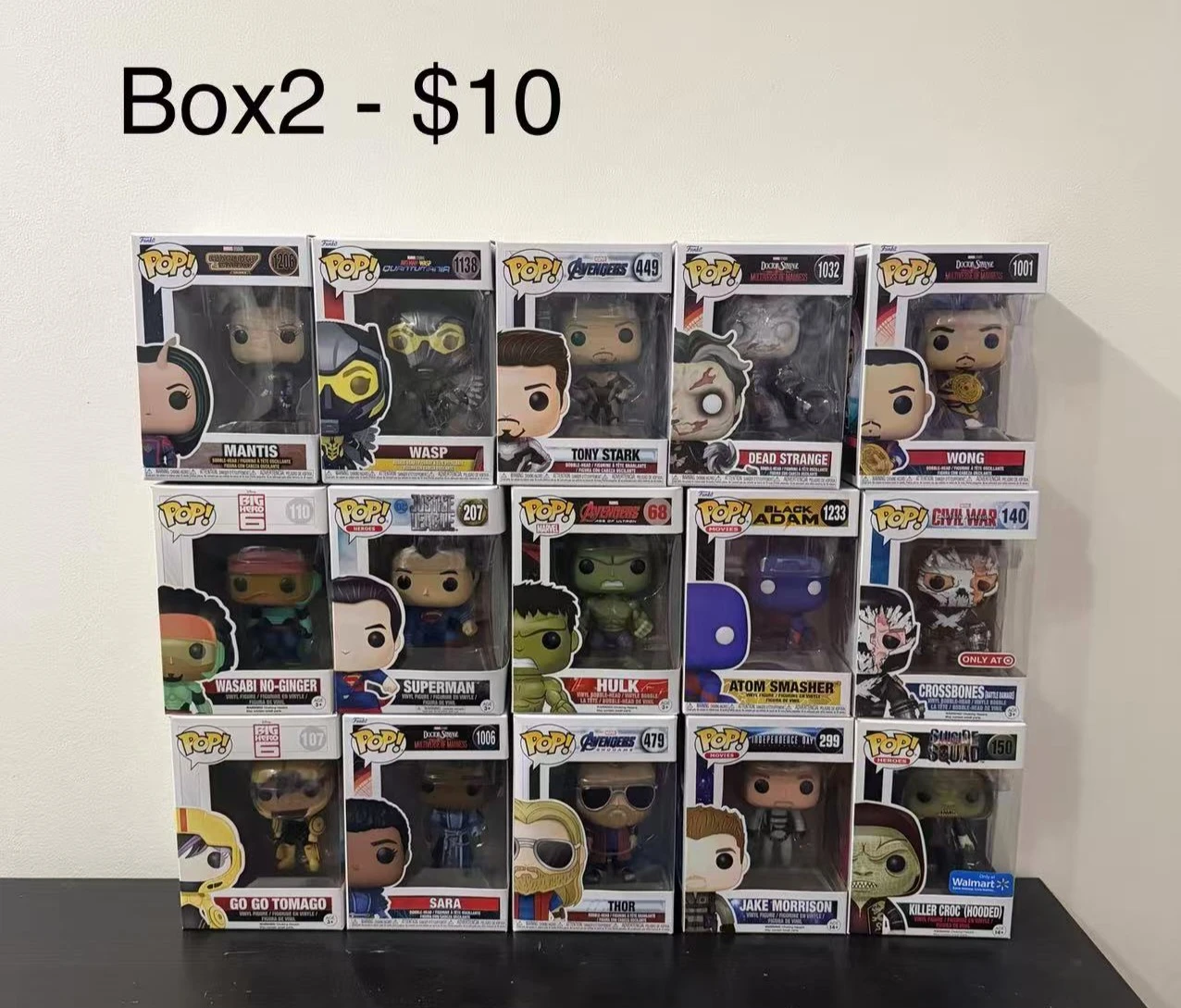 Funko Pop Vinyl Figures - Various Marvel & DC Characters