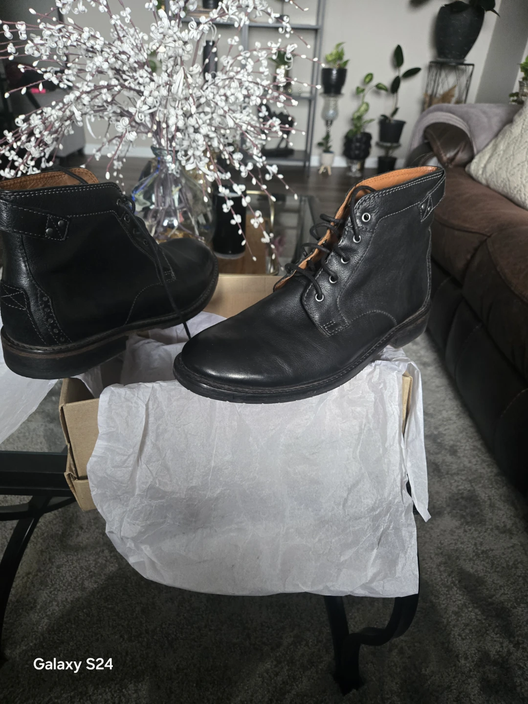 Clarks Black Leather Chukka Boots - photo 3