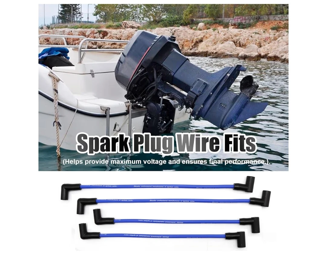 Ignition Spark Plug Wire Set - Blue - photo 4