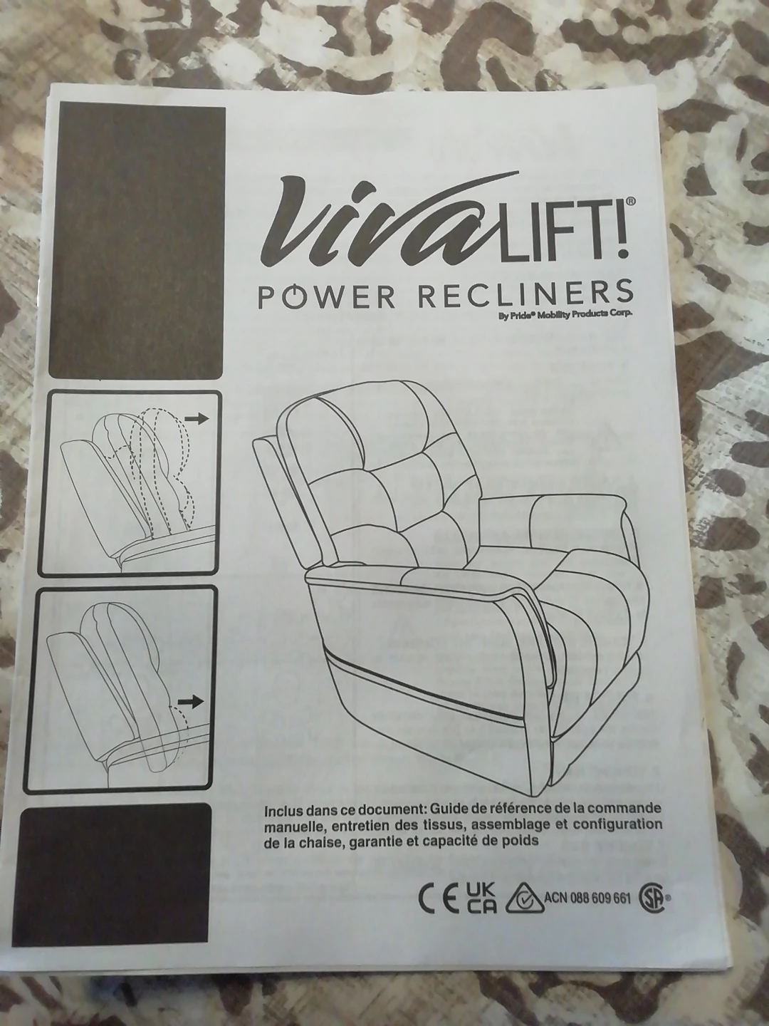 VivaLift! Power Recliner with Assisted Stand up postion - photo 5