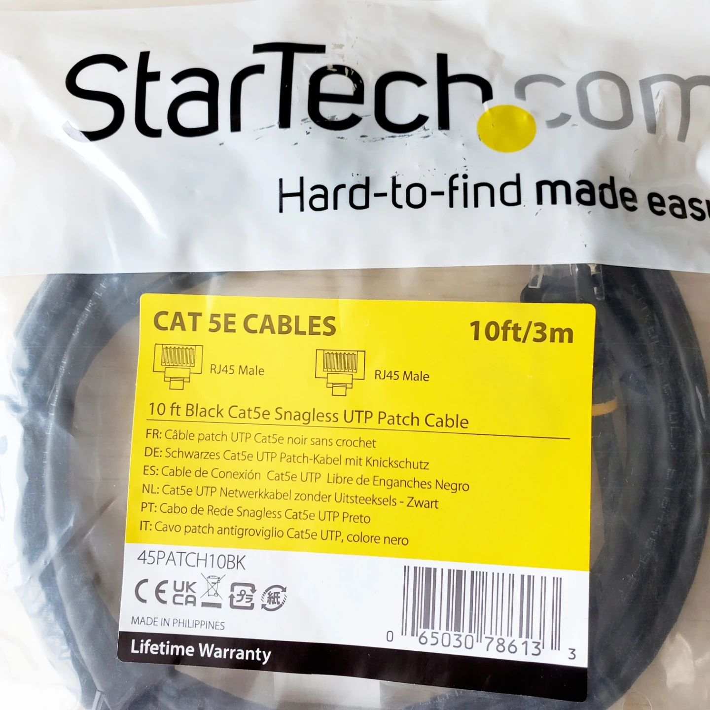 🥕 New 10ft Ethernet Cable - photo 3