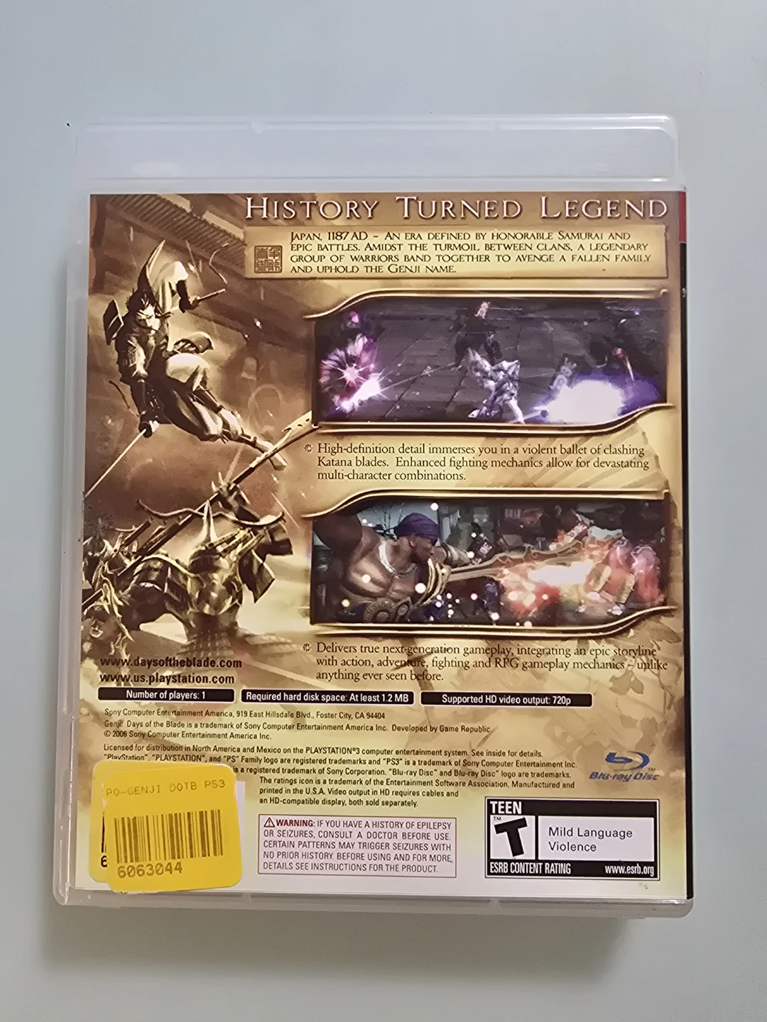 Genji: Days of the Blade PlayStation 3 Game - photo 2
