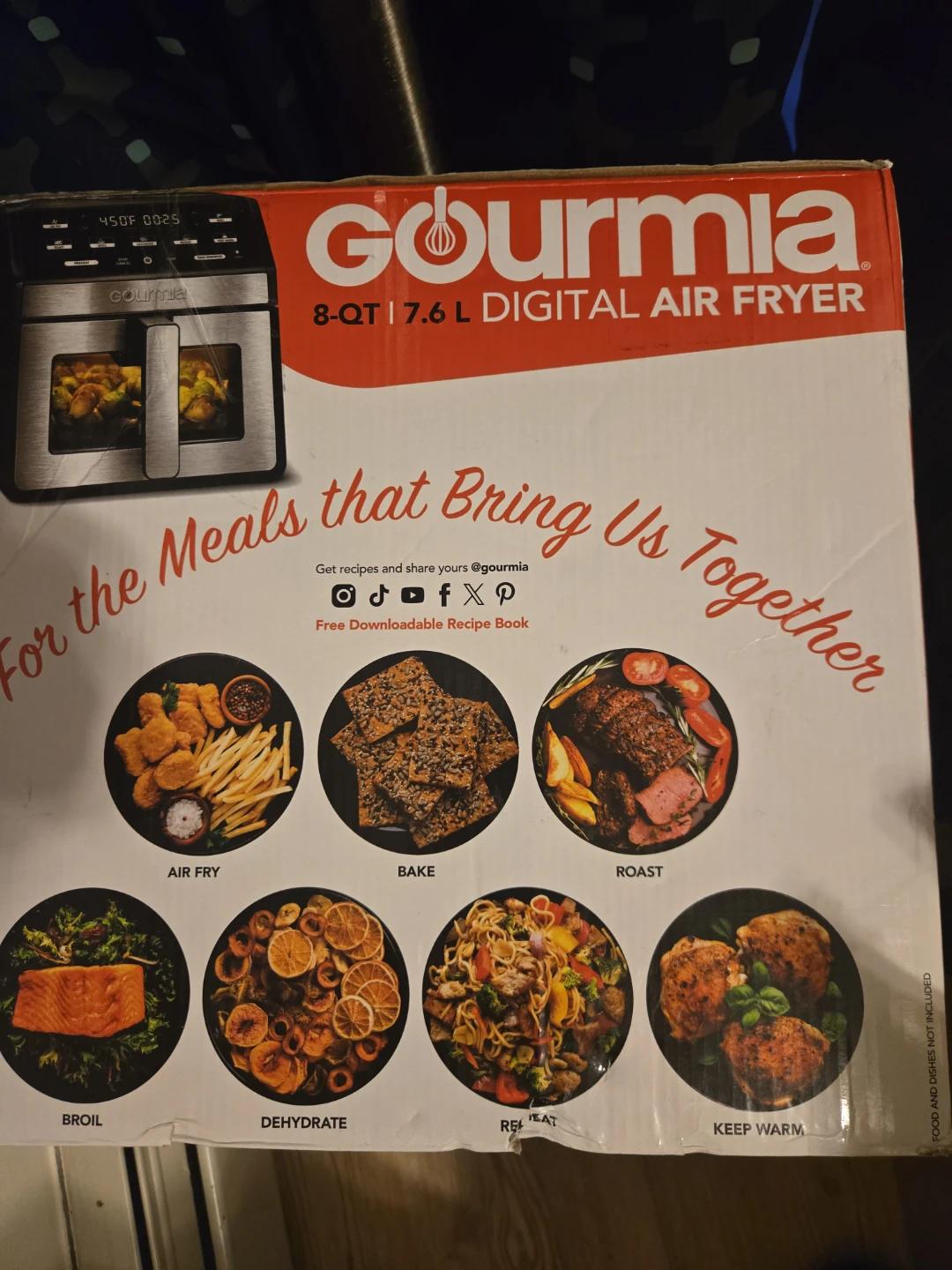 Gourmia 8-Quart Digital Air Fryer - photo 4