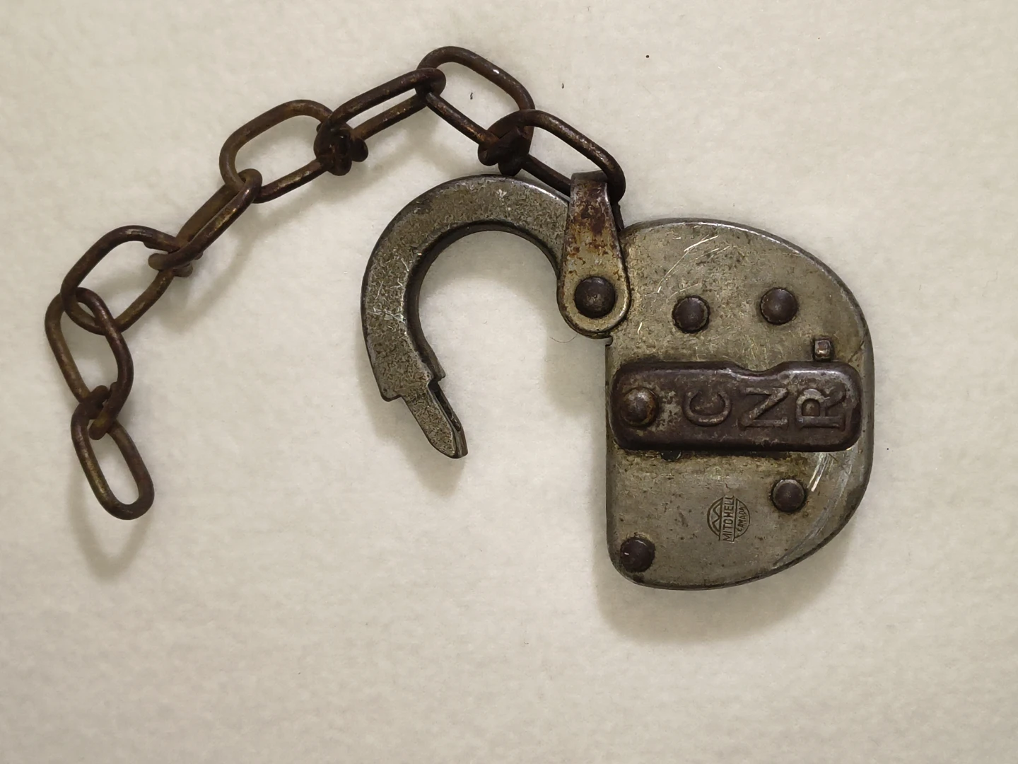 Vintage CNR Railway Lock – Mitchell Toronto - photo 2