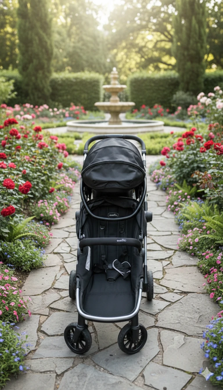 Evenflo xpand double Stroller with car seat - photo 2