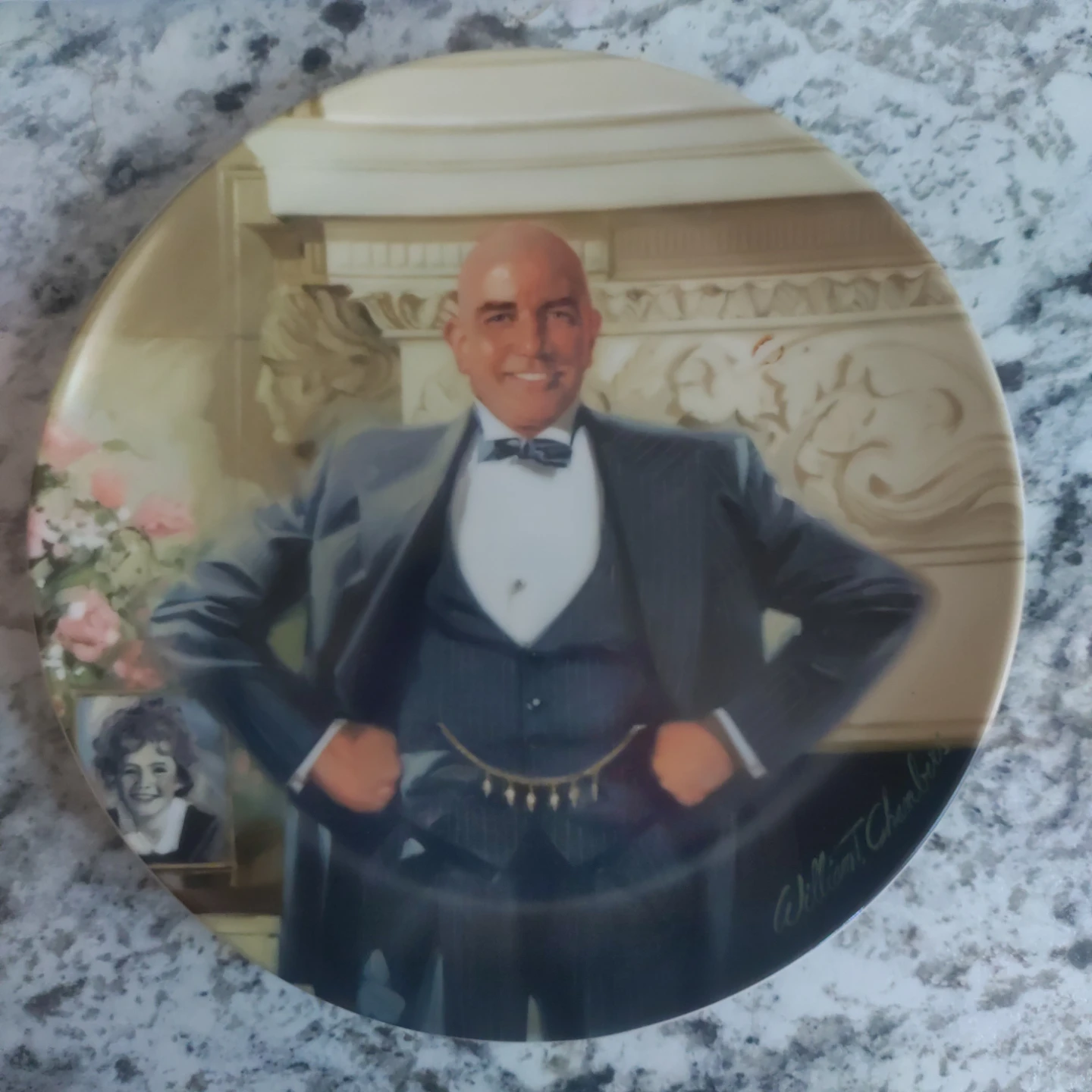Annie, Grace & Daddy Warbucks Collectible Decorative Plate
