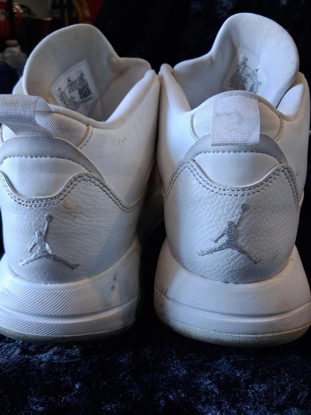 Jordan Jumpman White Basketball Shoes - photo 3