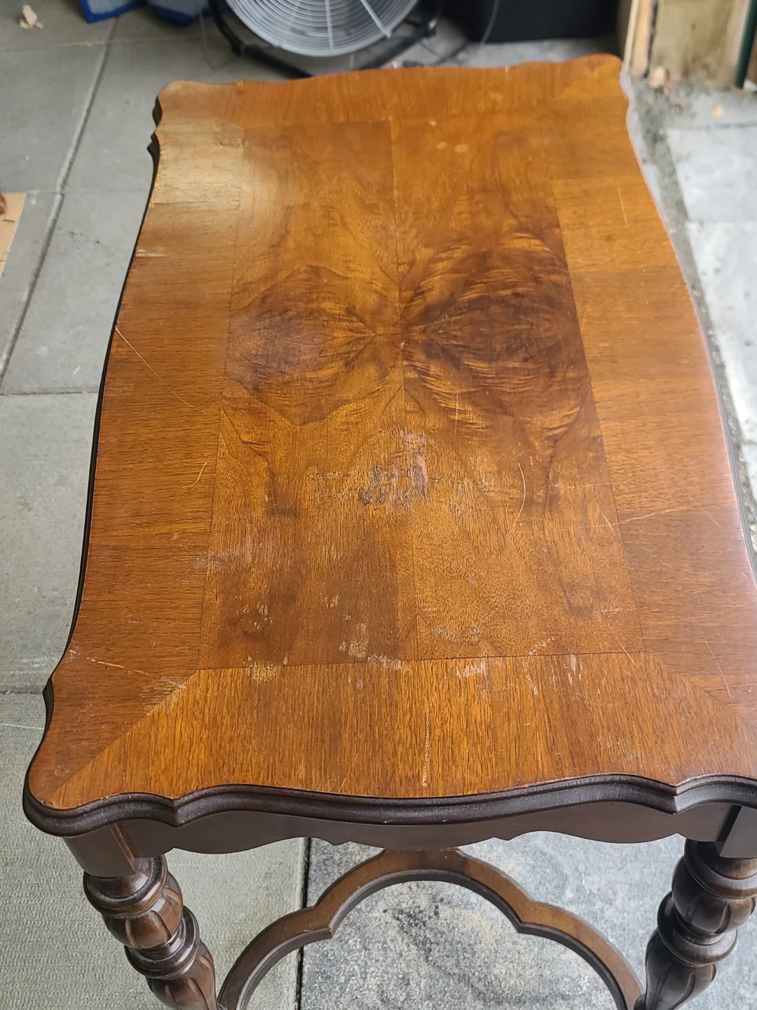 Vintage Wood Console Table - photo 3