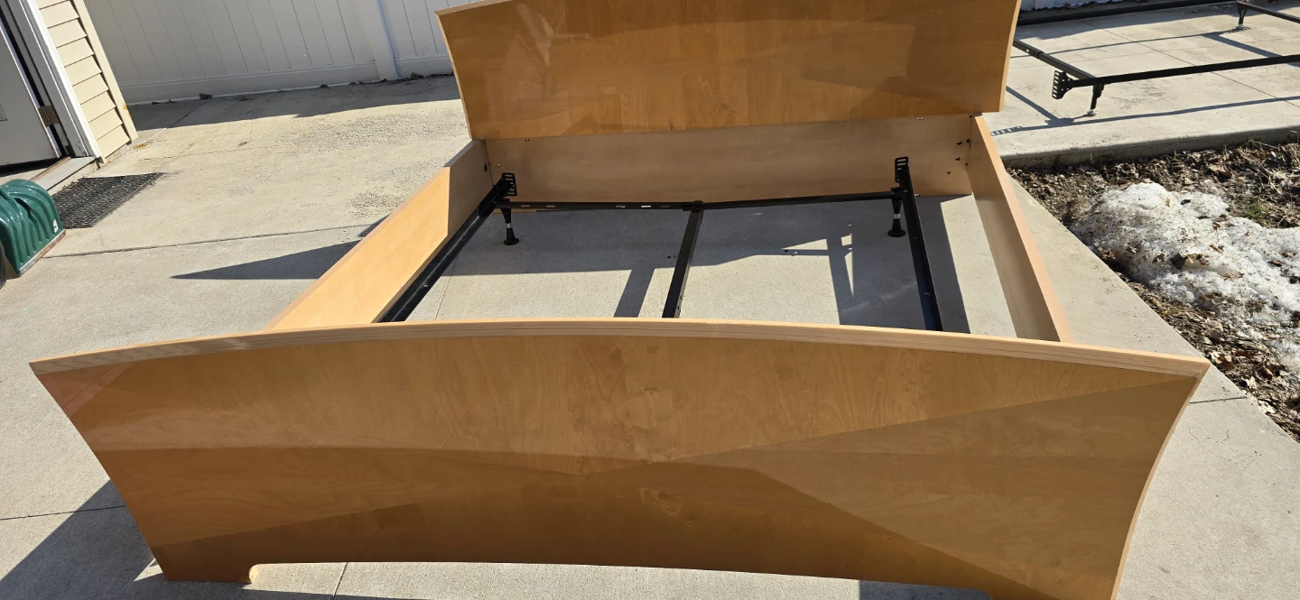 Mobilificio San Giacomo Bed Frame - Birch