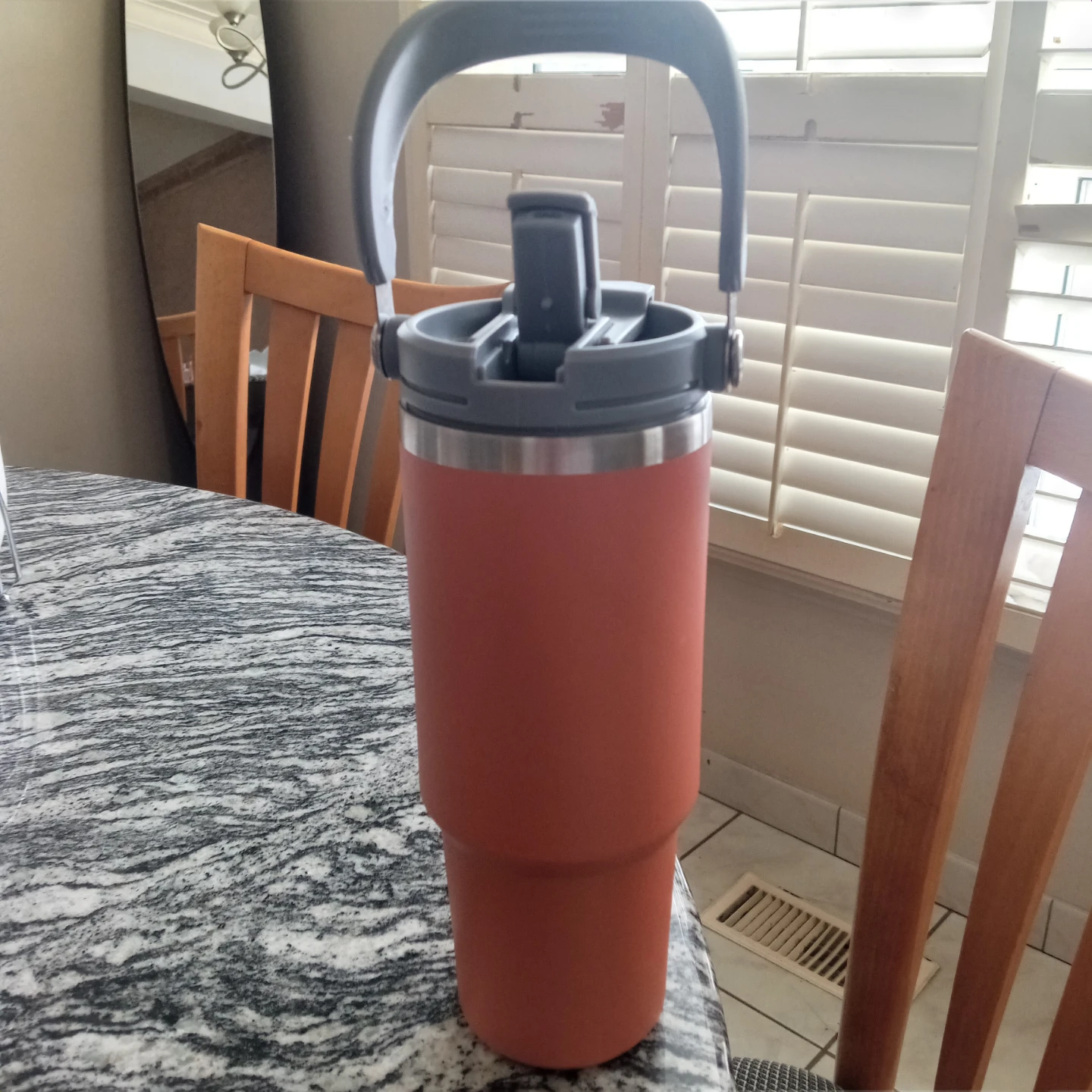 New 30oz Blue Vacuum Thermal Bottle