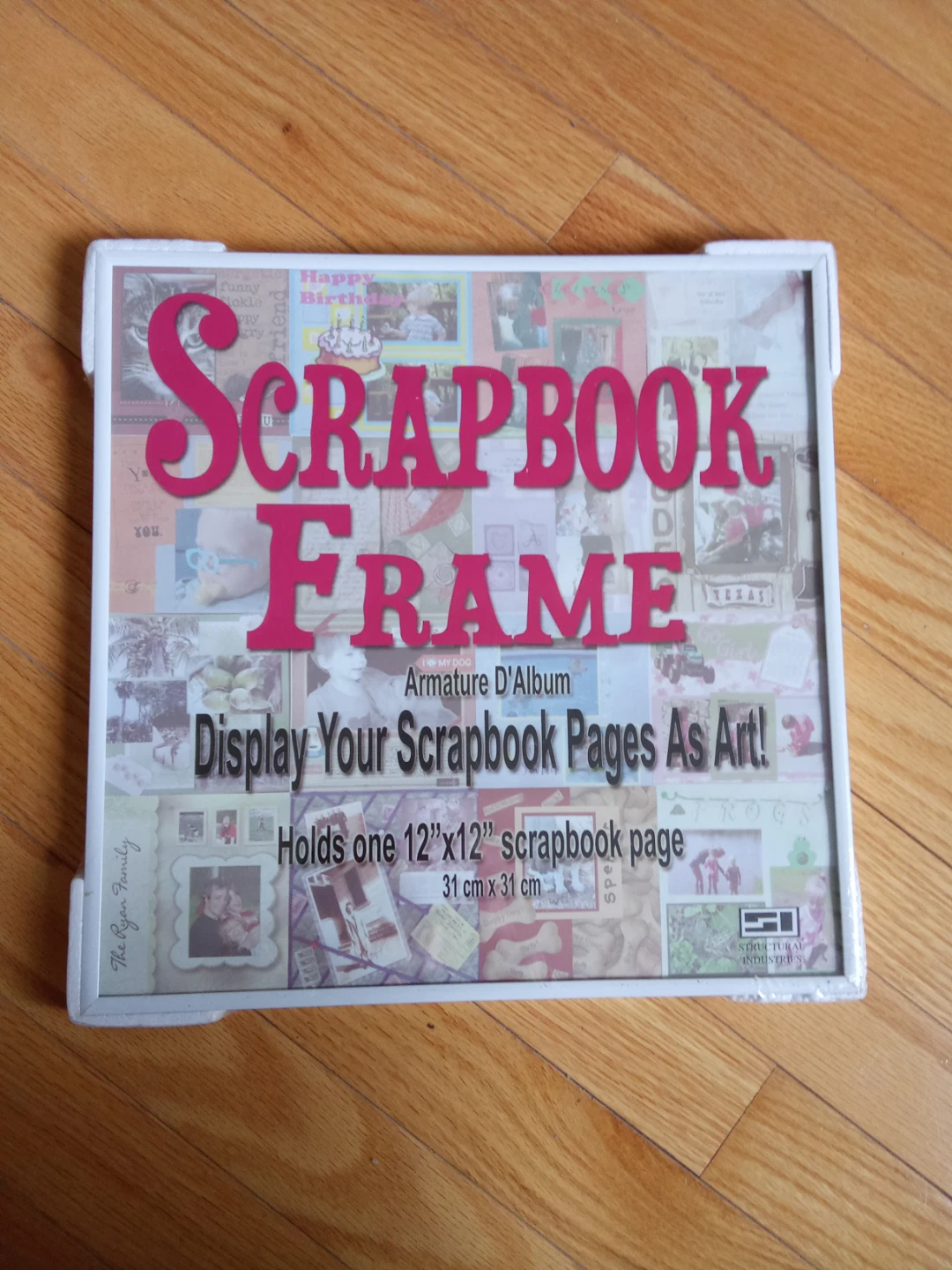 NEW Scrapbook Frame - Holds 12"x12" Page