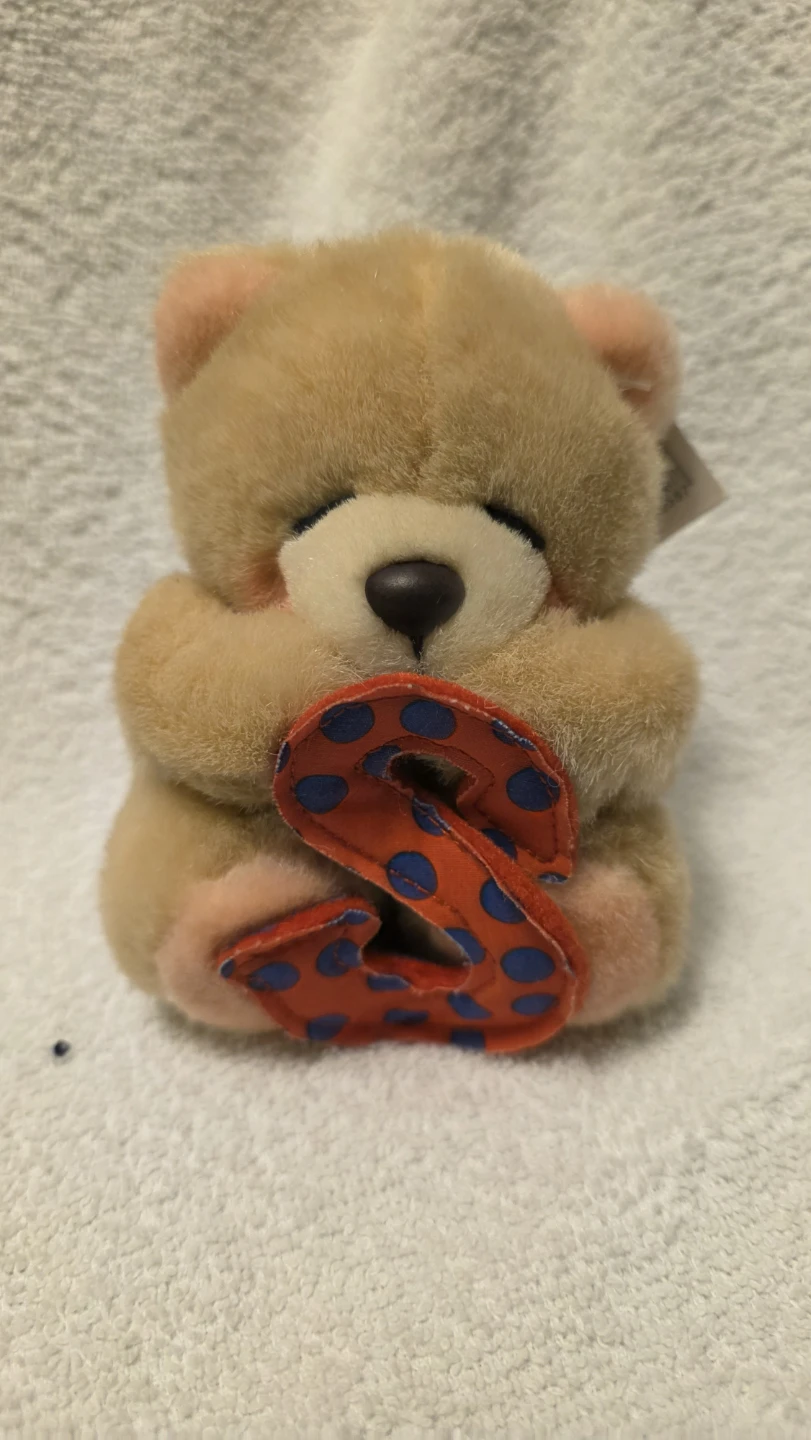 5" Forever Friends "S" Teddy Bear Plush Toy