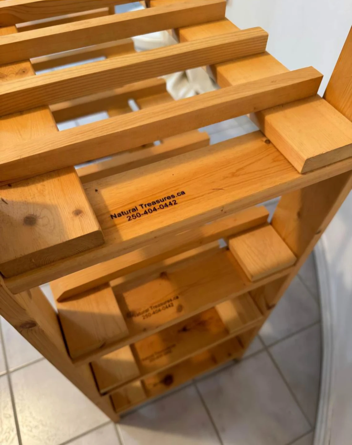 Natural Treasures Wooden Wine Rack - photo 2