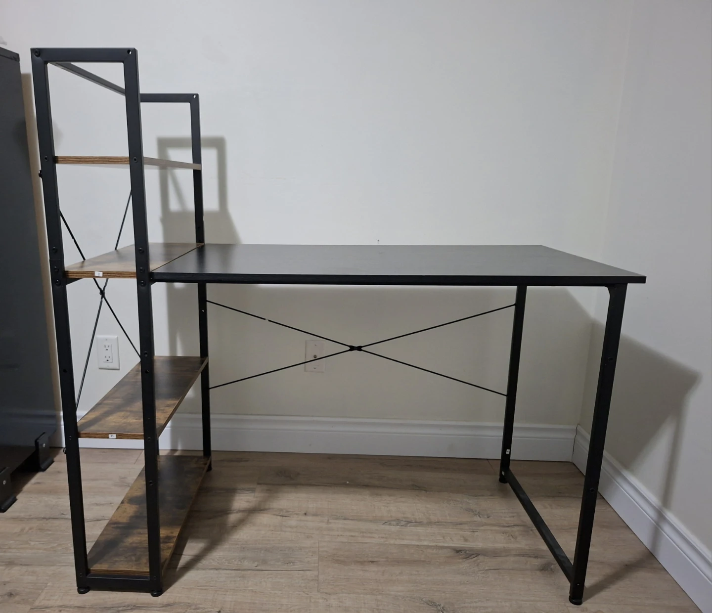 Like NEW - Computer Desk with Shelving - photo 2
