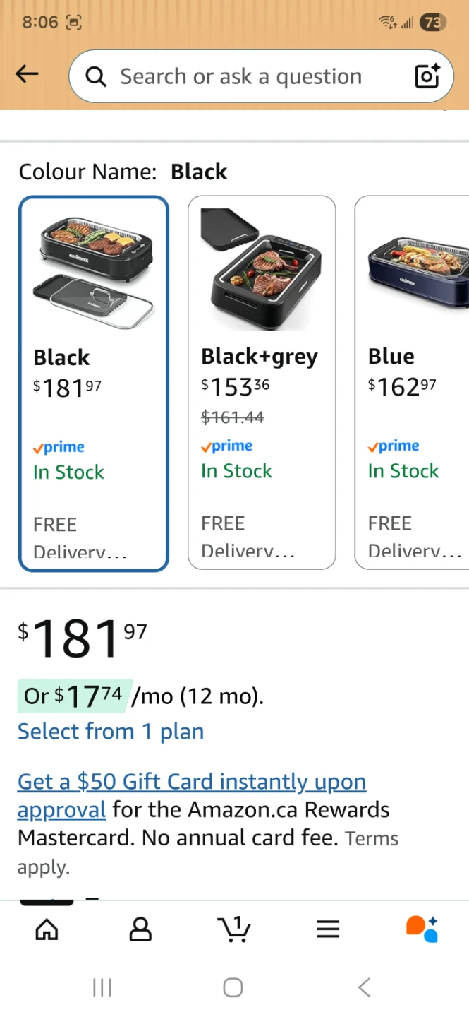 Smokeless Grill - Black - photo 3