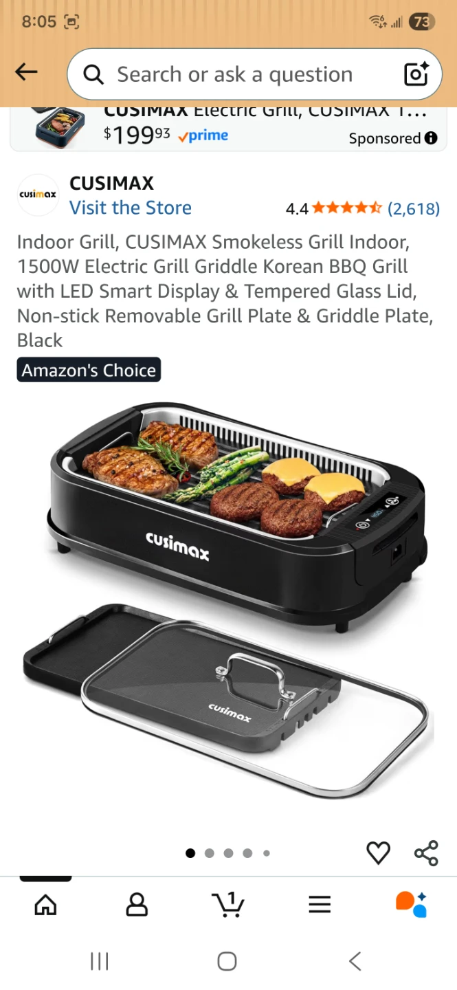 Smokeless Grill - Black - photo 4