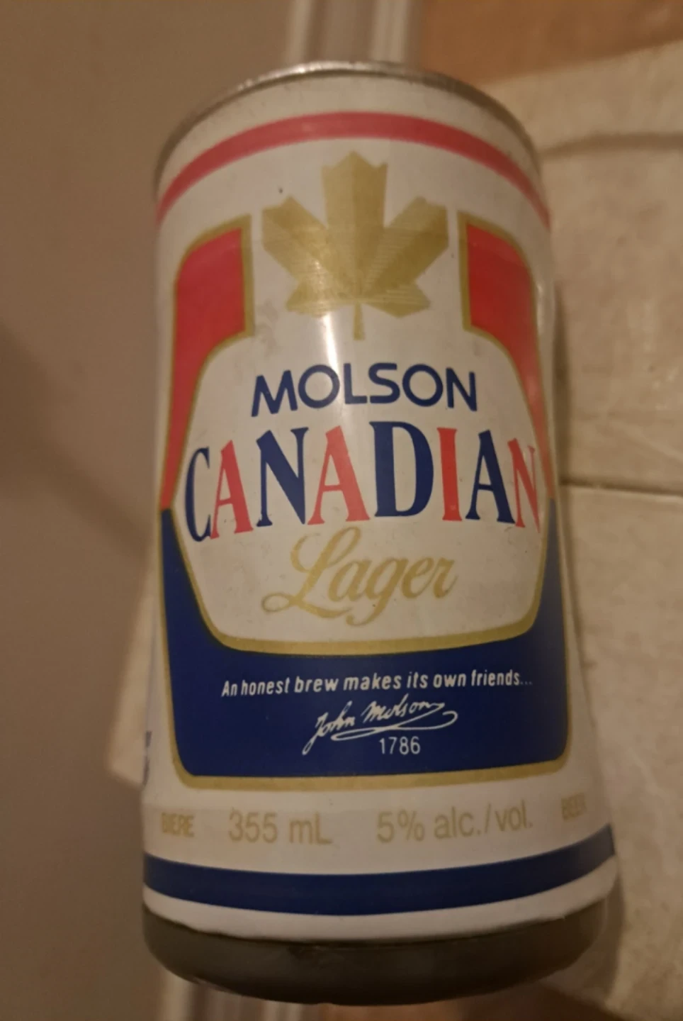 Vintage Can-adians Molson Lager Dancing Can 1990