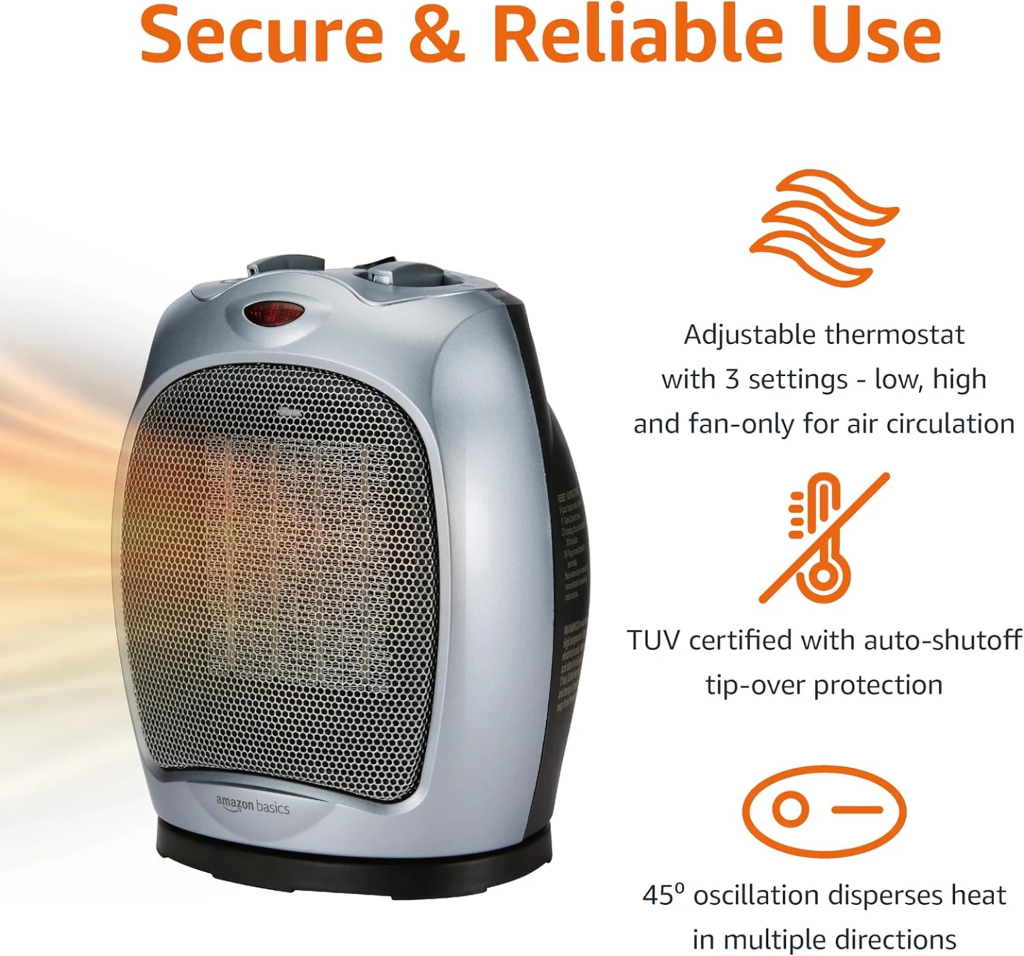 Brand New Oscillating Ceramic Space Heater For Sale - photo 5
