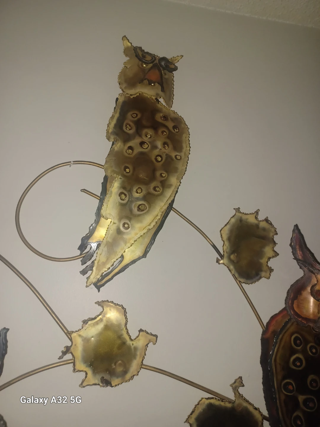 Metal Owl Wall Art Sculpture - photo 3